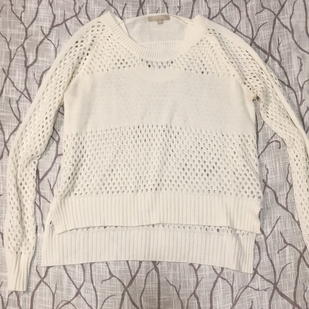 Joan Vasss super cute white  sweater